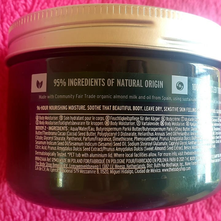 photo of The Body Shop Almond milk body butter shared by @compassionate1candy on  11 Oct 2023 - review