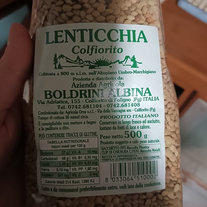 photo of Colfiorito Lenticchie shared by @sunflower00 on  11 Nov 2024 - review