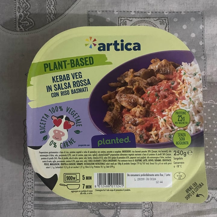 photo of Artica Kebab Veg in Salsa Rossa shared by @gricky on  25 Aug 2023 - review