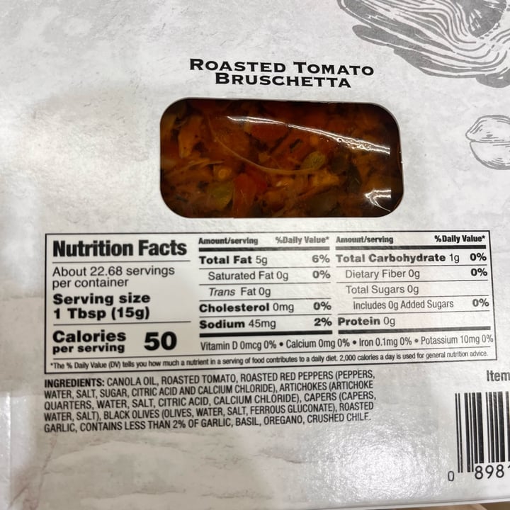 photo of FOTIS fine foods Roasted Tomato Bruschetta shared by @bandita on  21 Sep 2025 - review