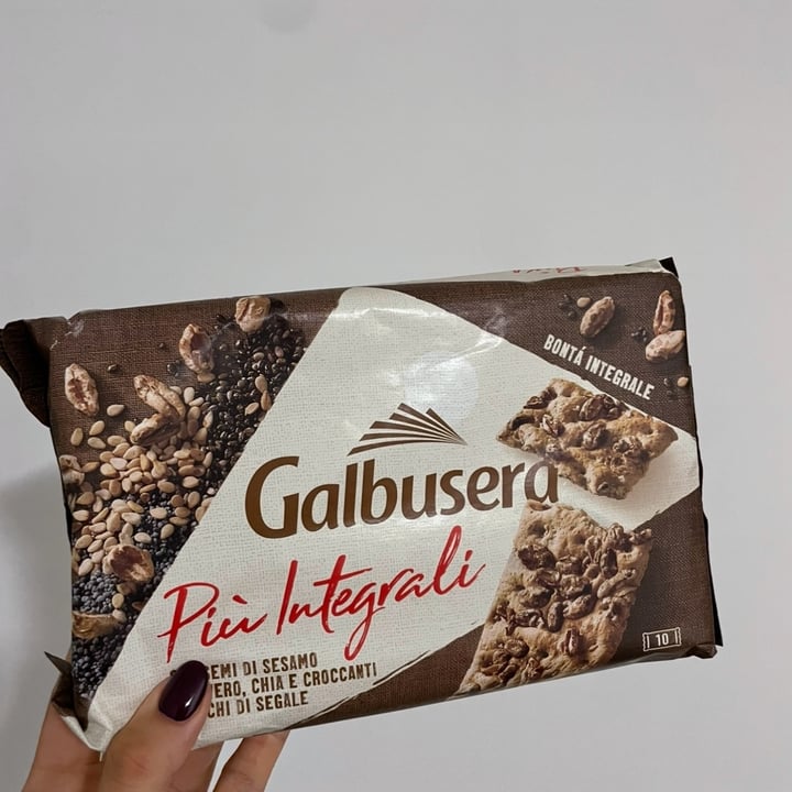 photo of Galbusera crackers “più integrali" con semi di sesamo, papavero e chia shared by @elisatosi on  02 Jun 2025 - review