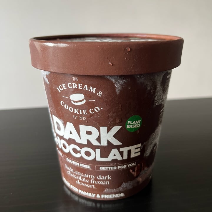 photo of The Ice Cream & Cookie Co Vegan Dark Chocolate Ice Cream shared by @vegphilosopher on  20 Jan 2025 - review