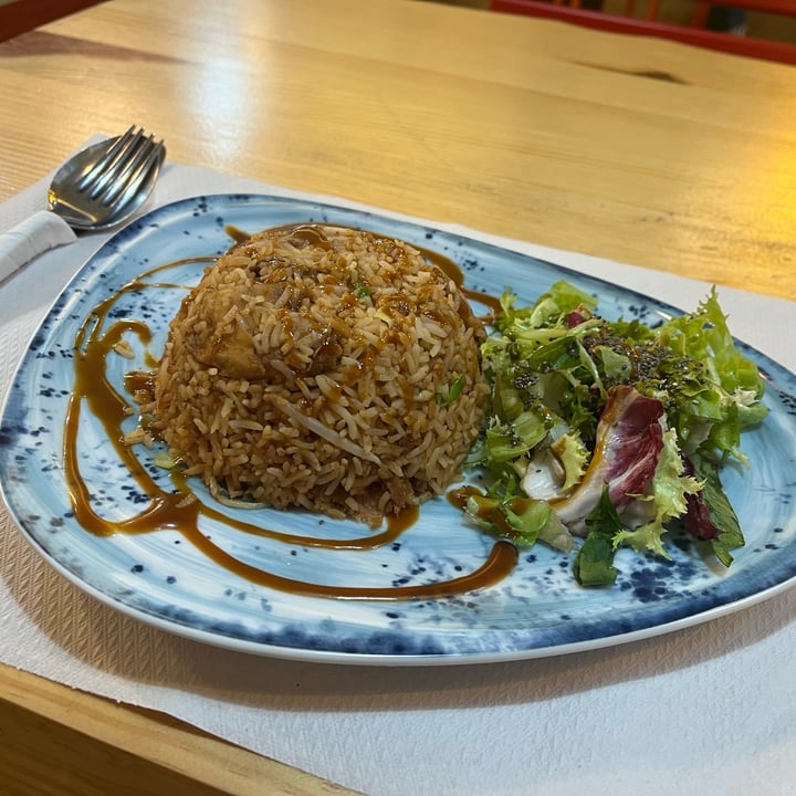 photo of Veggie Garden Spicy Vegan Chicken & Peanut Butter Rice shared by @veganadam on  13 Nov 2024 - review