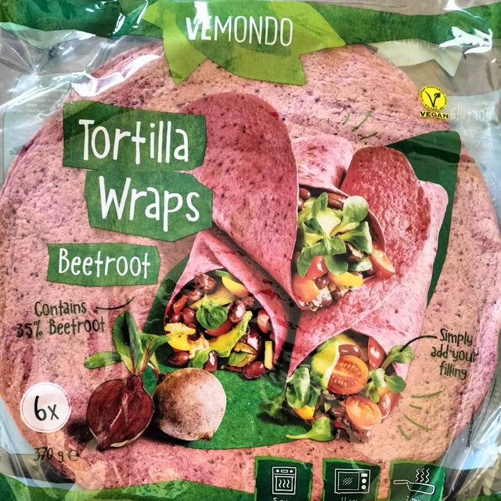 photo of Vemondo Tortilla wraps beetroot shared by @stefaniaor on  07 Jan 2024 - review