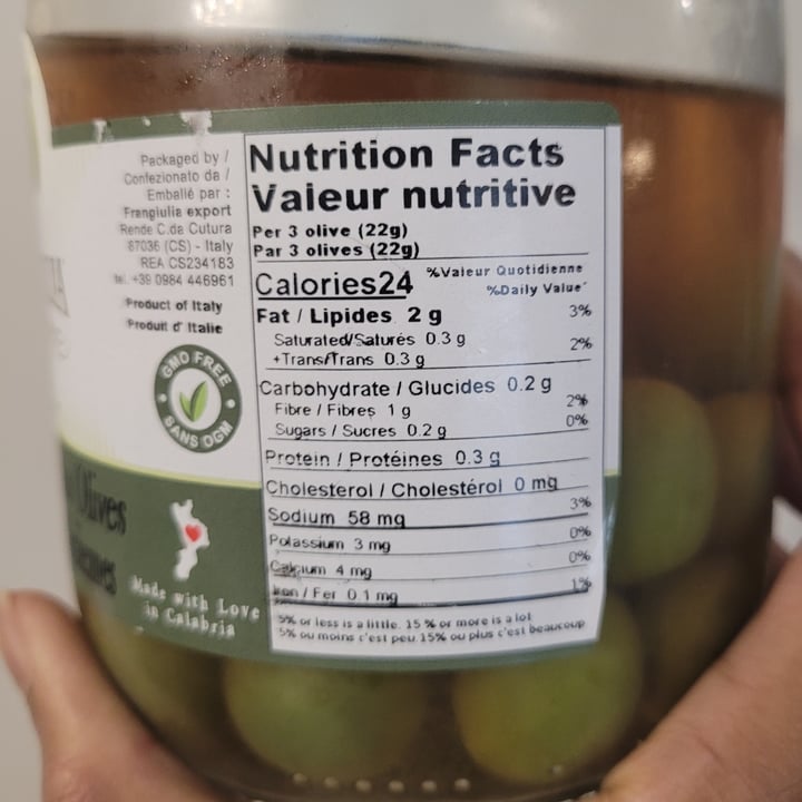 photo of franguilia Sicilian Castelvetrano Olives shared by @theveglife on  23 Apr 2024 - review
