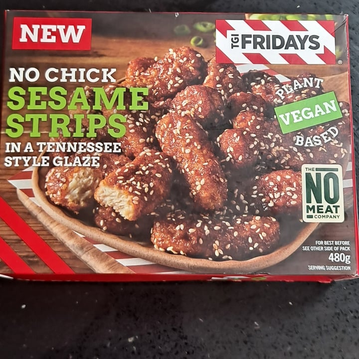 photo of TGI’s No Chick Sesame Strips shared by @outgrowing8carnism on  16 Sep 2025 - review