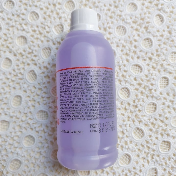 photo of Needs removedor de esmaltes - lavanda shared by @jasmim on  19 Aug 2023 - review