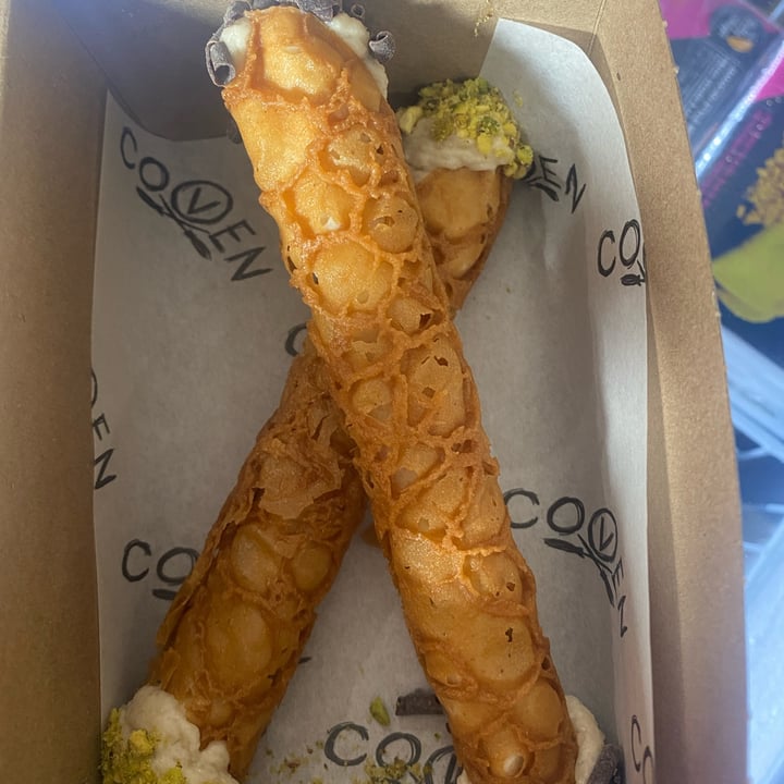 photo of Coven plant based marketplace chocolate cannolli shared by @janscaz on  23 Sep 2025 - review