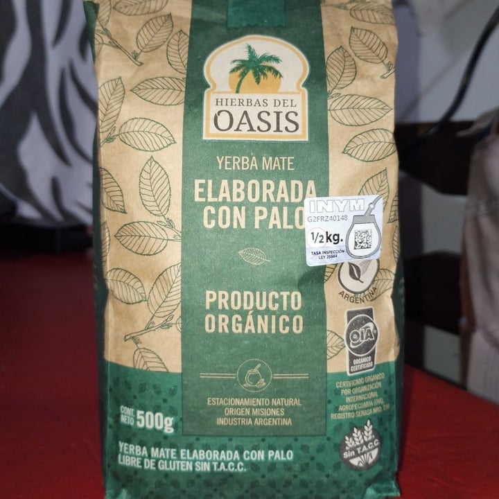 photo of Hierbas del oasis Yerba orgánica certificada shared by @dionisia on  02 Oct 2023 - review