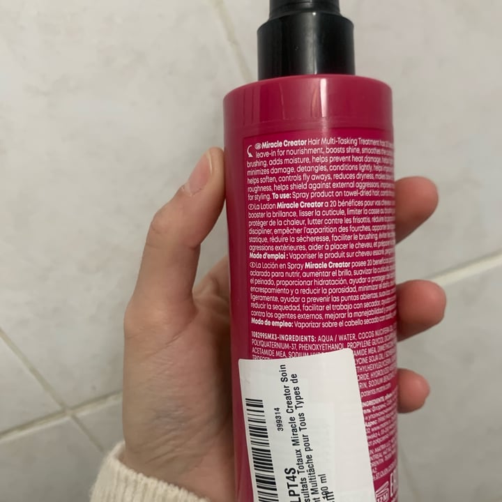 photo of Matrix termoprotettore shared by @valeriapugliese on  08 Feb 2025 - review