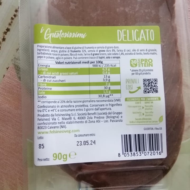 photo of I gustosissimi Affettato vegetale delicato shared by @silentgirl94 on  11 Apr 2024 - review