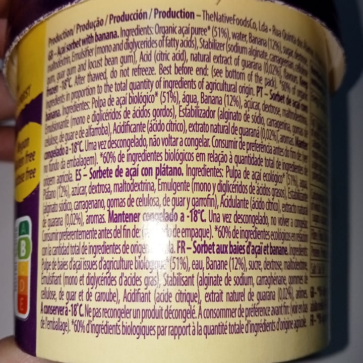 photo of Açaí Native Native Açai amb plàtan 🍌 shared by @raydaf on  02 Dec 2024 - review