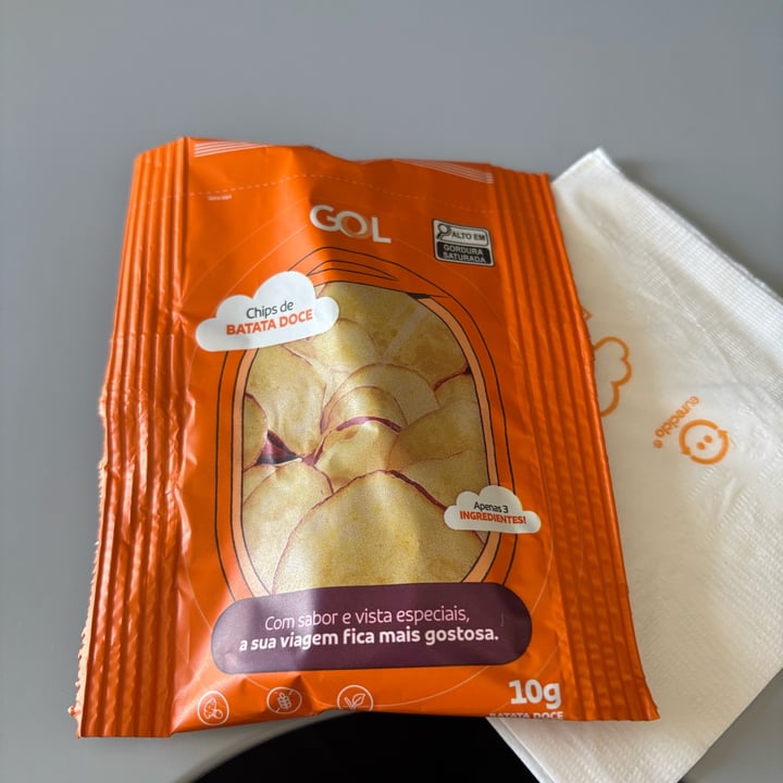 photo of Gol Chips de Batata Doce shared by @malulemos on  08 Oct 2025 - review