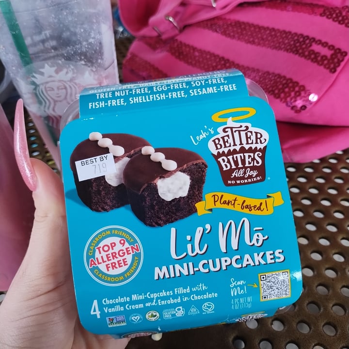 photo of Leah’s Better Bites lil mo’s vegan cupcakes shared by @alyssaa on  22 Jan 2024 - review