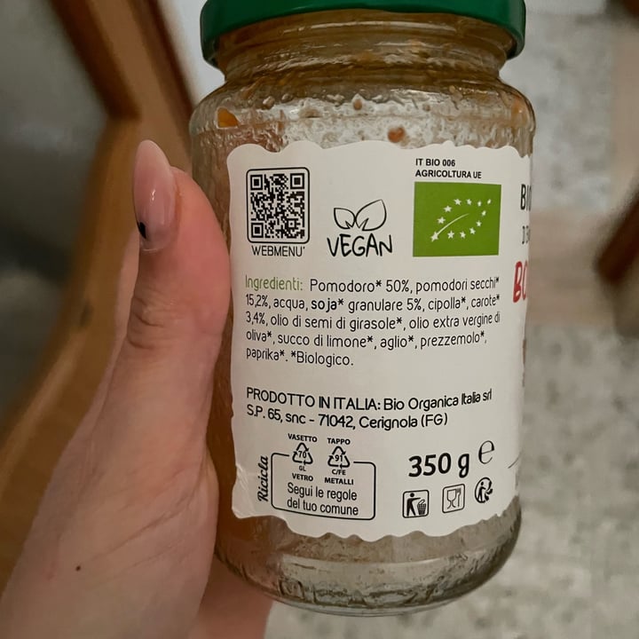 photo of Bio Gustiamo Bolognese Vegana shared by @antonellabattaglia on  09 Apr 2024 - review