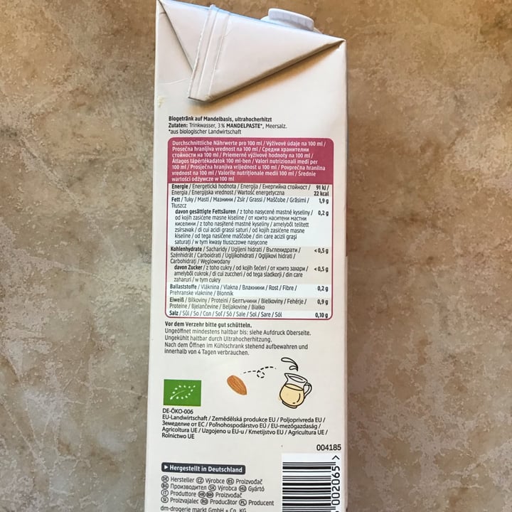 photo of dmBio Mandel Drink shared by @nononorae on  05 May 2025 - review