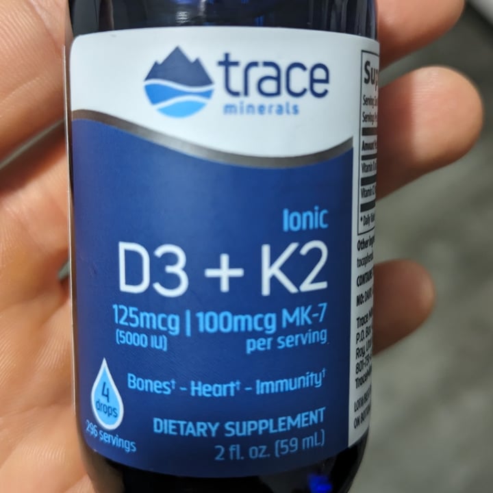 Trace Minerals Ionic D3+K2 Review abillion