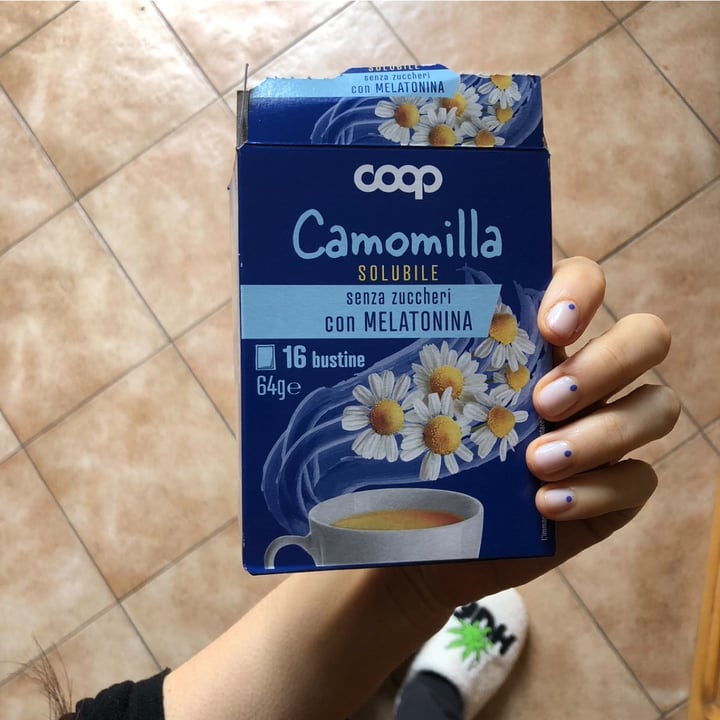 photo of Coop Camomilla solubile con melatonina shared by @frappa on  21 Apr 2024 - review