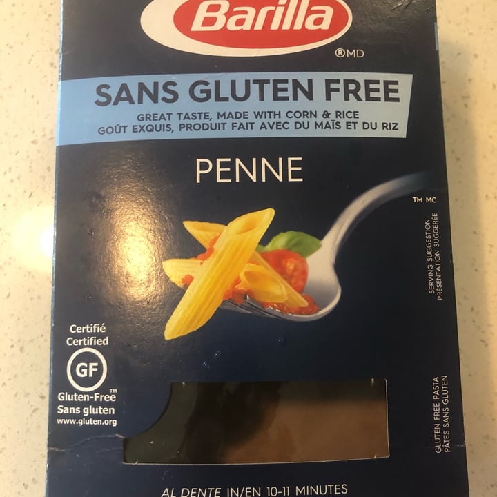 photo of Barilla Gluten free penne shared by @sueprozak on  17 Mar 2024 - review