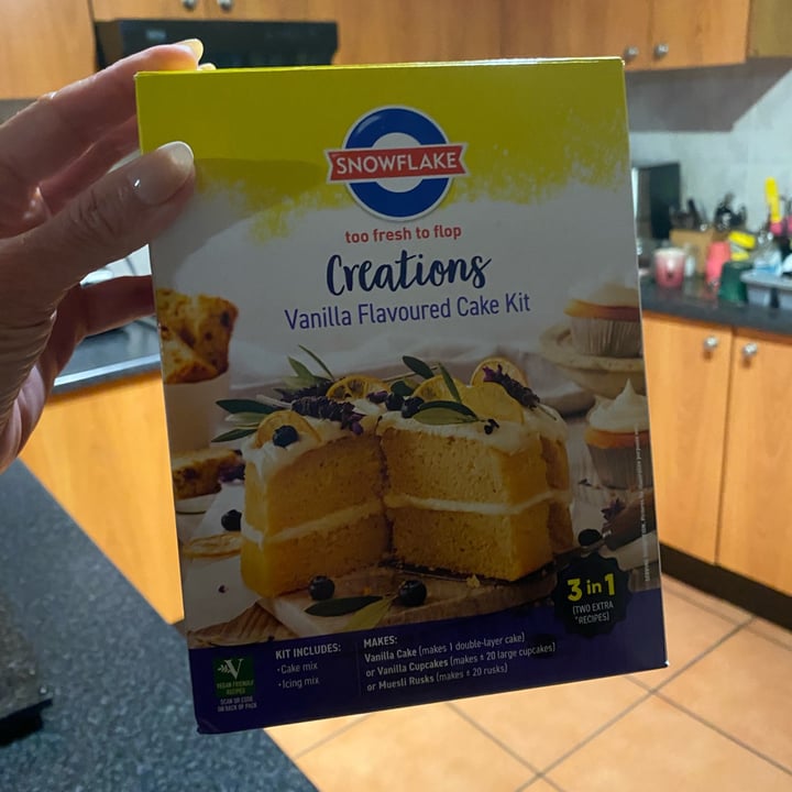 photo of Snow flake vanilla cake mix shared by @marcytheresa on  30 Aug 2025 - review