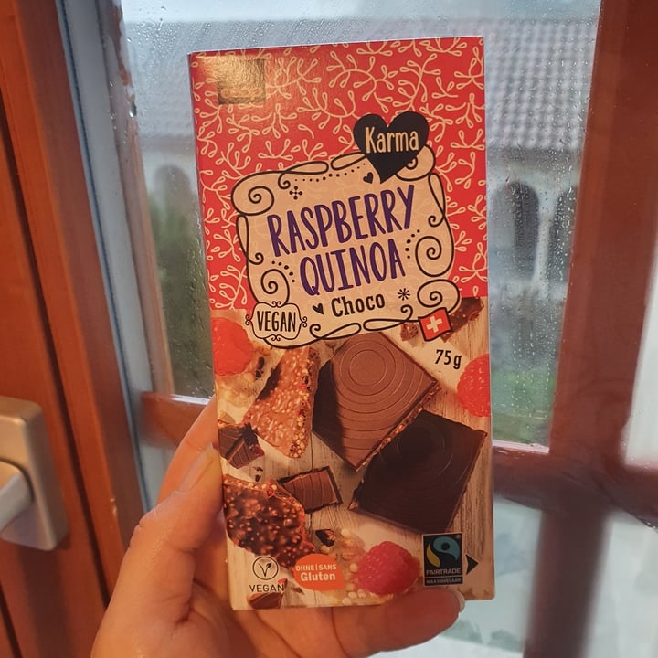 photo of Coop Karma Raspberry Quinoa Choco shared by @tania- on  18 Dec 2023 - review
