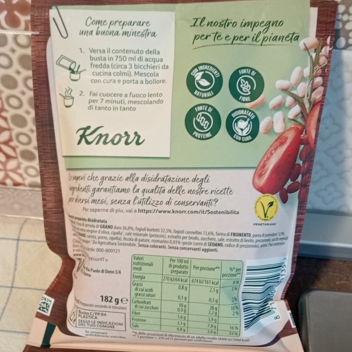 photo of Knorr Pasta e fagioli shared by @marta1977 on  27 Apr 2024 - review