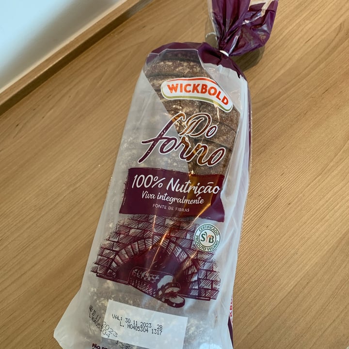 photo of Wickbold Do forno 100% nutrição shared by @cr-vegan on  12 Nov 2023 - review