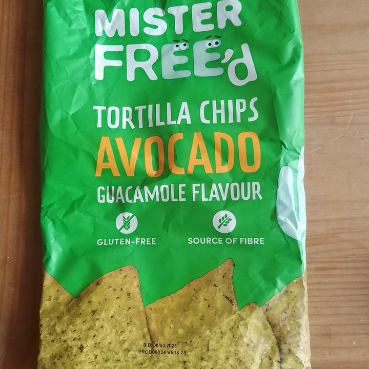 photo of Mister Free'd Tortilla chips avocado guacamole flavour shared by @lucylou77 on  18 Apr 2024 - review