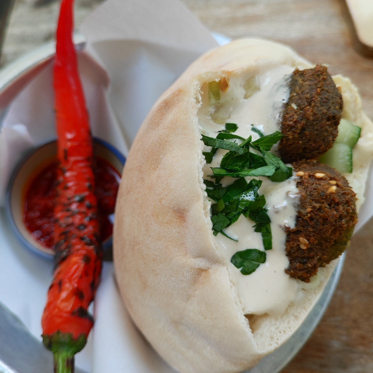 Hummus Chiang Mai Falafel Sandwich Reviews abillion