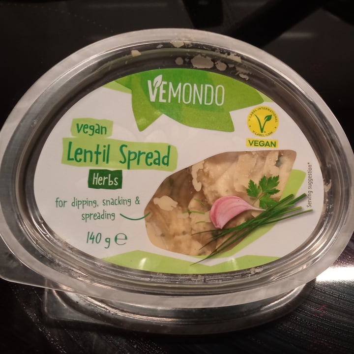 photo of Vemondo Lentil Spread Herbs shared by @rosso-di-sara on  11 Jun 2024 - review