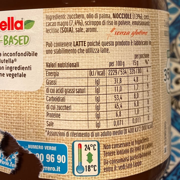 photo of Nutella Nutella Plant Based shared by @anto- on  08 Dec 2024 - review