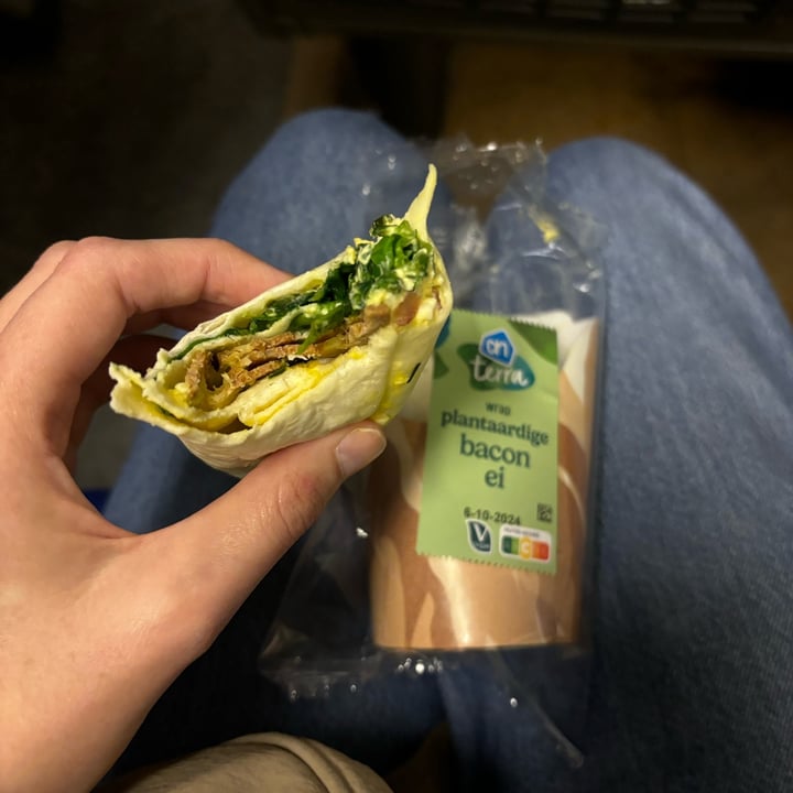 photo of Albert Heijn AH Terra wrap plantaardige bacon & ei shared by @nikivisser on  04 Oct 2024 - review