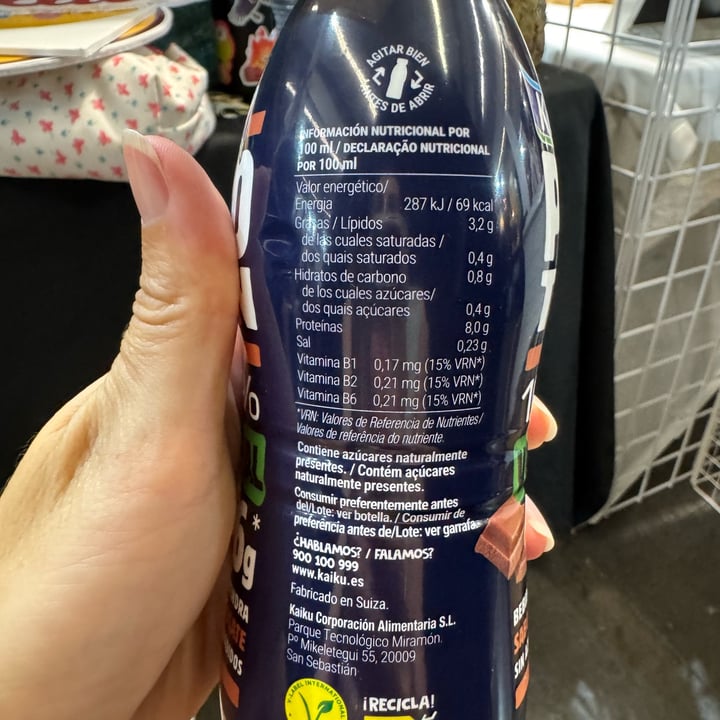 photo of Kaiku Protein Bebida de Almendra sabor Chocolate shared by @millito on  23 Jul 2025 - review
