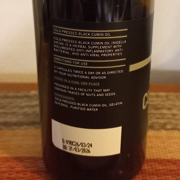 photo of Crede Oils Black Cumin Oil Capsules shared by @ronelle on  15 Jul 2024 - review