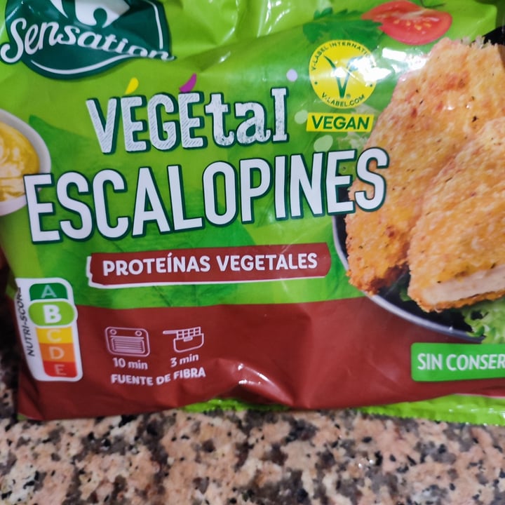 photo of Carrefour Sensation VEGEtal Escalopines shared by @georgina722 on  06 Feb 2024 - review