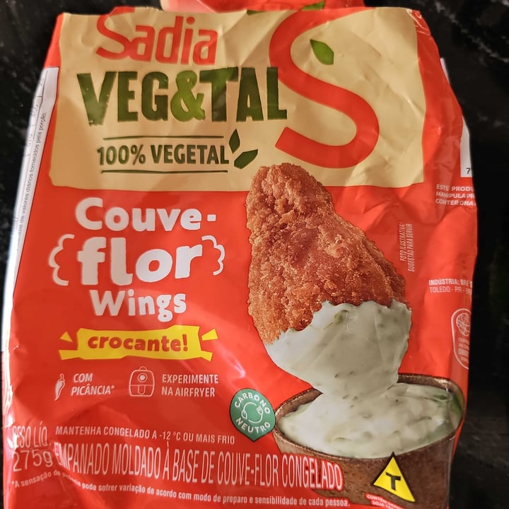 photo of Sadia couve flor wings shared by @lrosito on  15 Nov 2023 - review