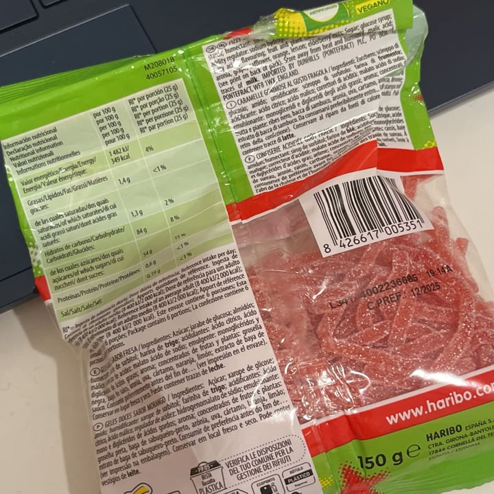 photo of Haribo Spaghetti fresa pika shared by @bego18 on  15 Feb 2025 - review