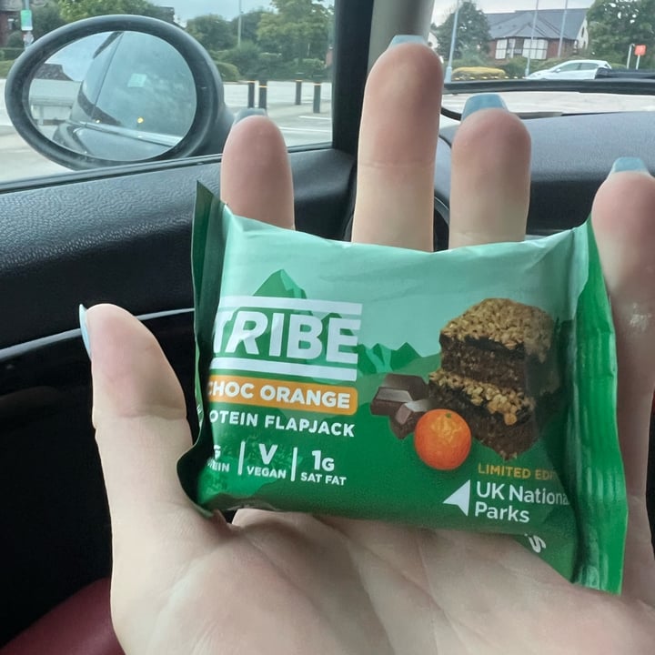 photo of TRIBE CHOC ORANGE PROTEIN FLAPJACK shared by @annaleitner on  28 Aug 2024 - review