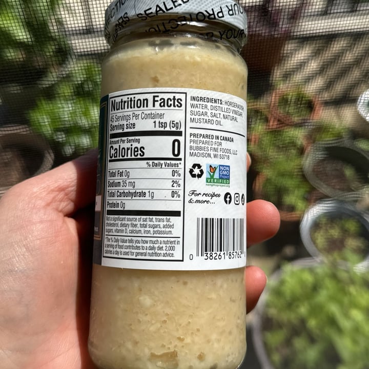photo of Bubbies Prepared Horseradish shared by @regina- on  08 May 2024 - review