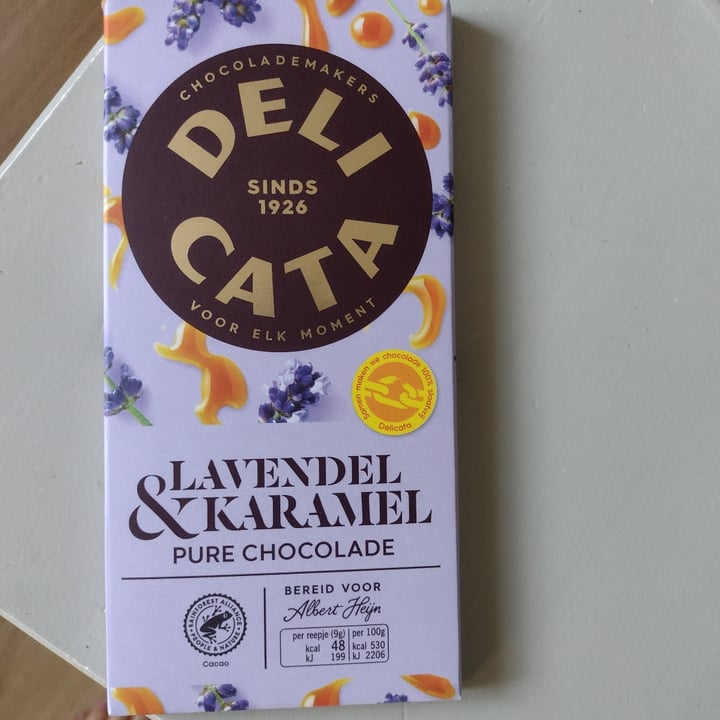 photo of Delicata Lavandel & karamel pure chocolade shared by @dratini on  02 Oct 2024 - review
