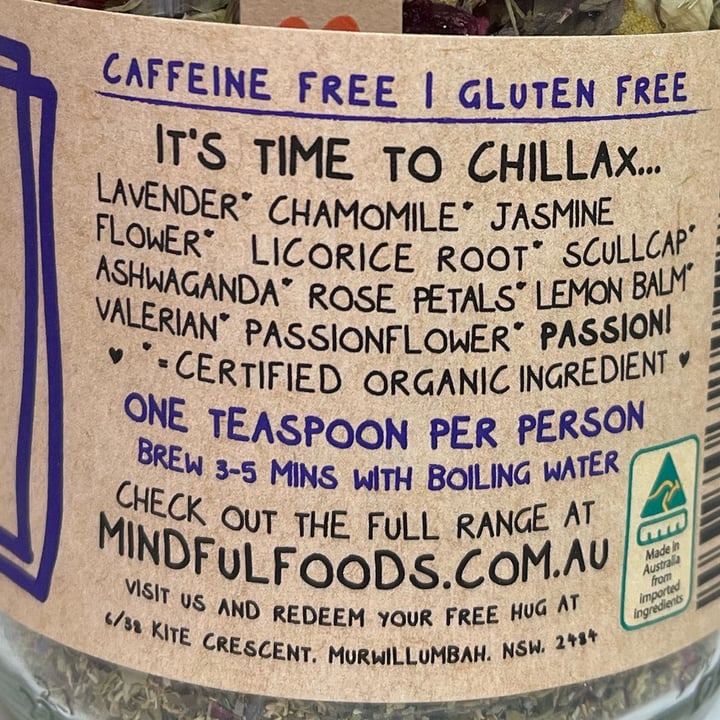 photo of Mindful Foods Byron Bay Chillax Brew shared by @veganadam on  21 Apr 2024 - review