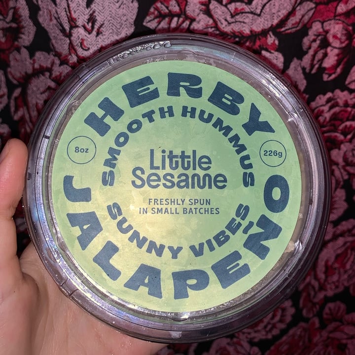 photo of Little Sesame Cilantro Jalapeño Hummus shared by @noimdirtydan on  14 Dec 2023 - review