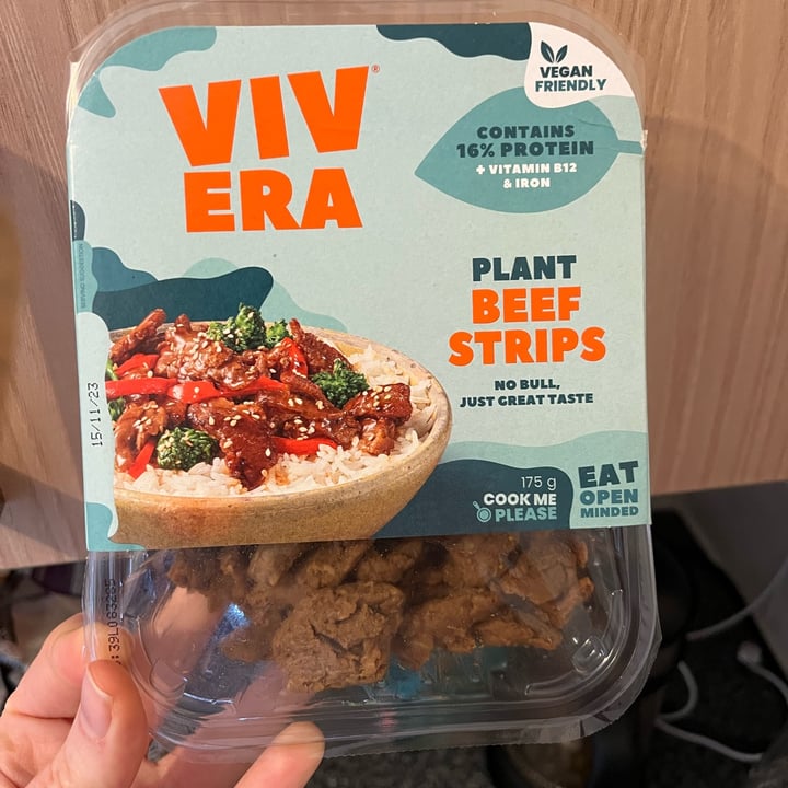photo of Vivera Plant Beef Strips shared by @ameriamber on  29 Oct 2023 - review