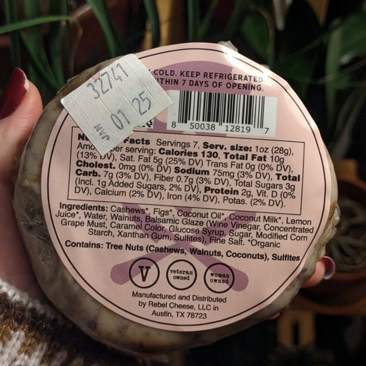 photo of Rebel Cheese Balsamic Fig Fromage shared by @iszy on  19 Dec 2024 - review