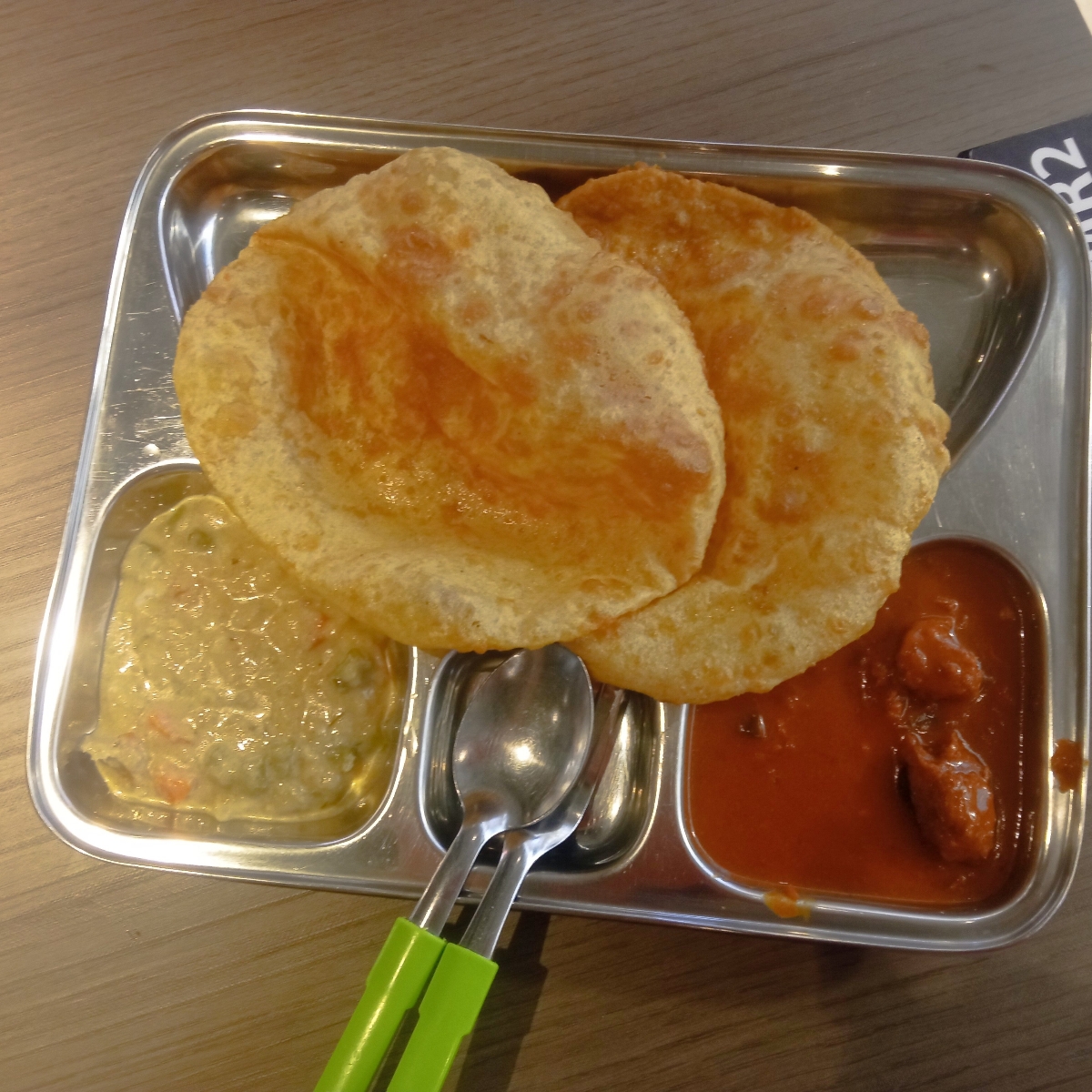 Puri Set at Rathana Bhavan Indian Vegetarian Restaurant (B2 Kopitiam ...