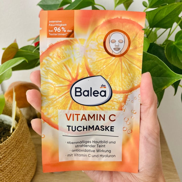 photo of Dm balea tuchmaske Vitamin C shared by @geisalopes on  30 Jun 2025 - review