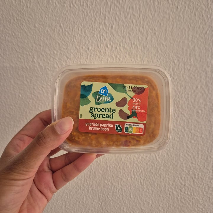 photo of Albert Heijn AH groente spread gegrilde paprika bruine boon shared by @ishara- on  08 Oct 2025 - review