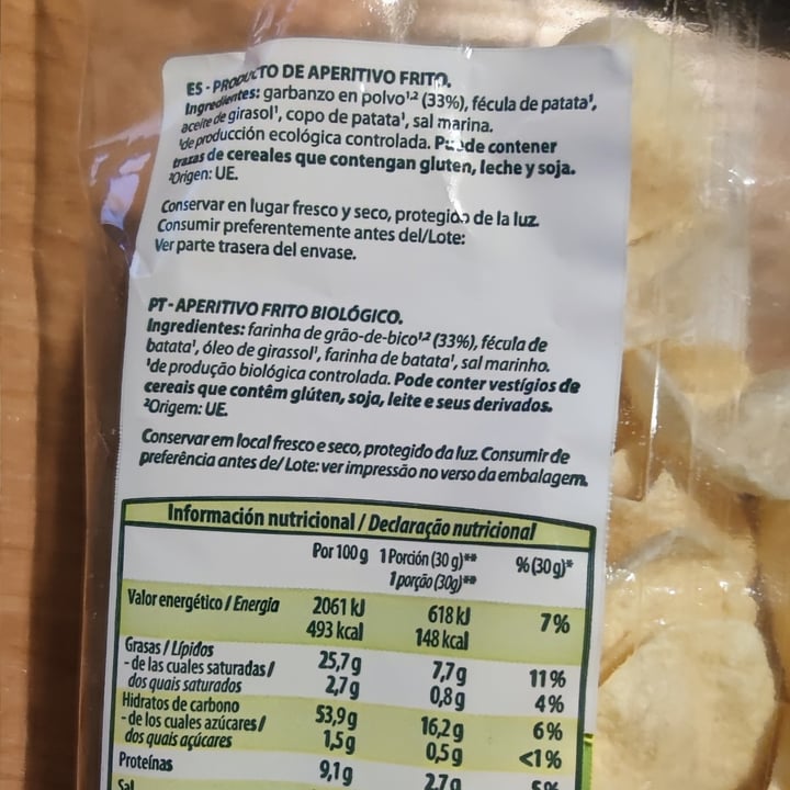 photo of GutBio chips de garbanzos shared by @kinggorilla on  09 May 2024 - review