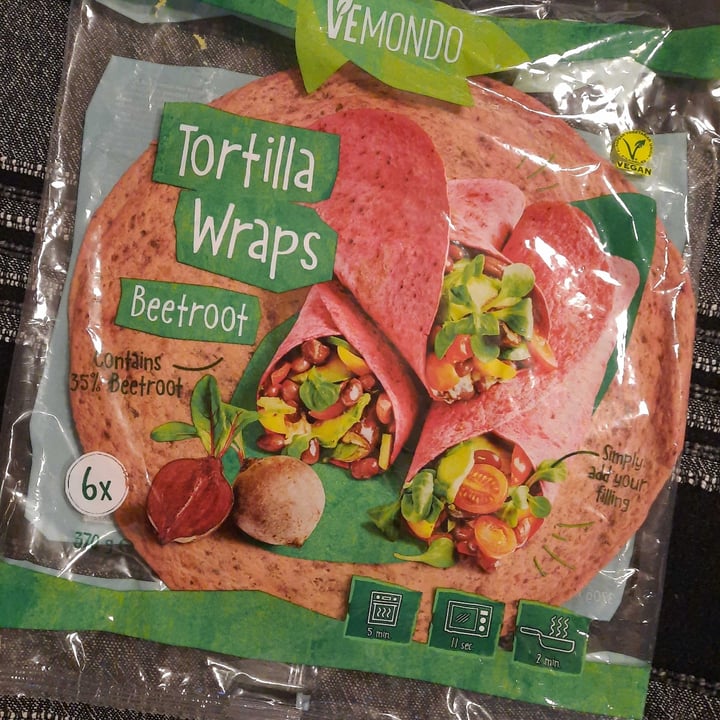 photo of Vemondo Tortilla wraps beetroot shared by @fannie82 on  27 Aug 2023 - review