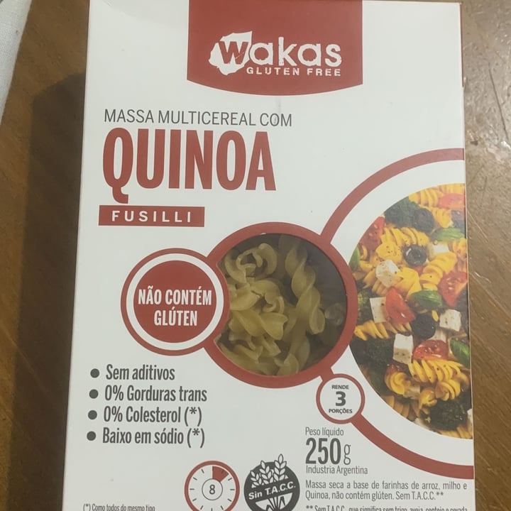 photo of Wakas Pasta Multicereal con Quinoa shared by @marisagarcia on  27 Aug 2023 - review